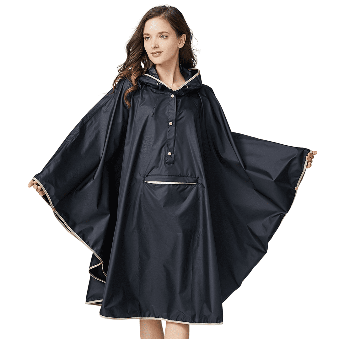 cape de pluie noir