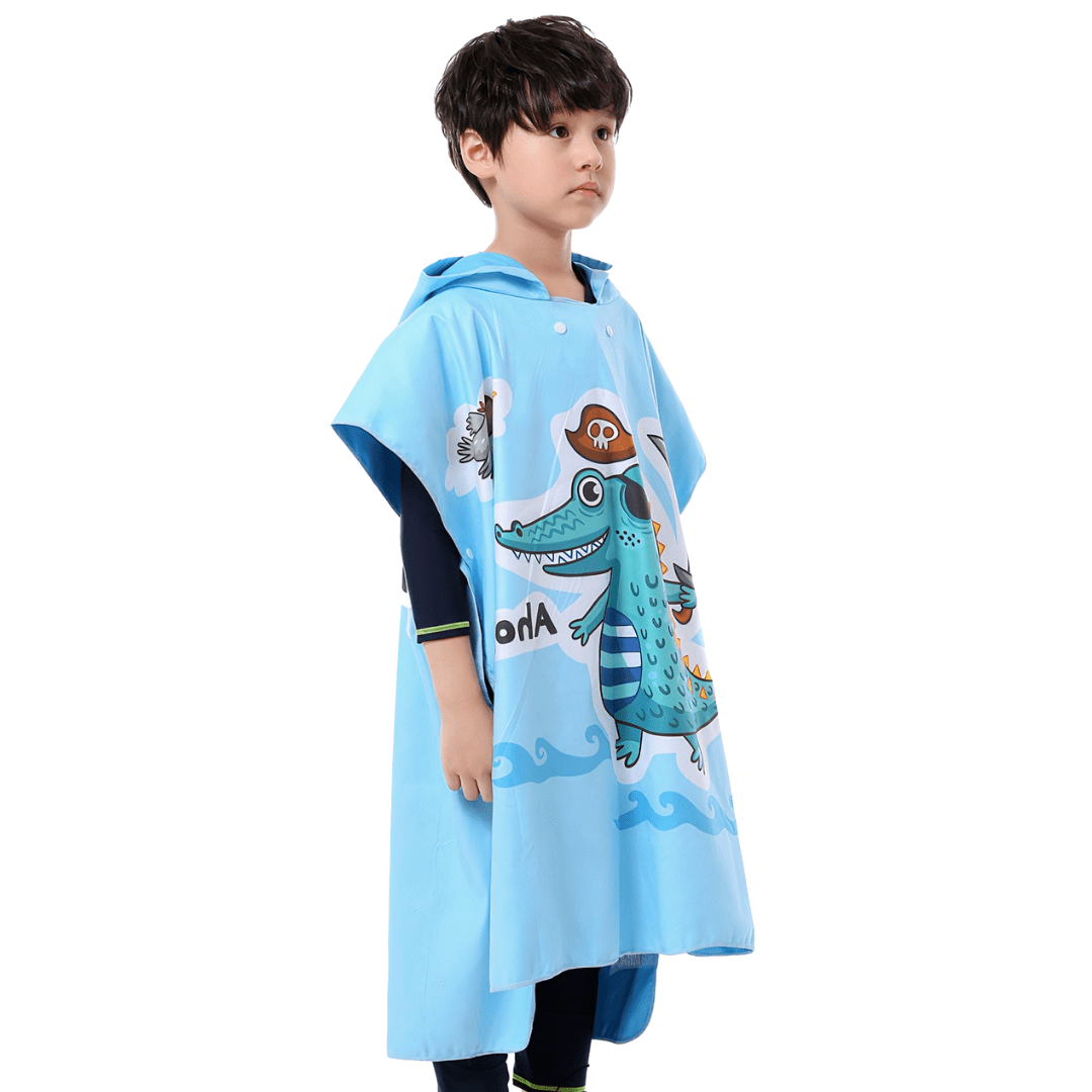 cape ou poncho de bain garcon