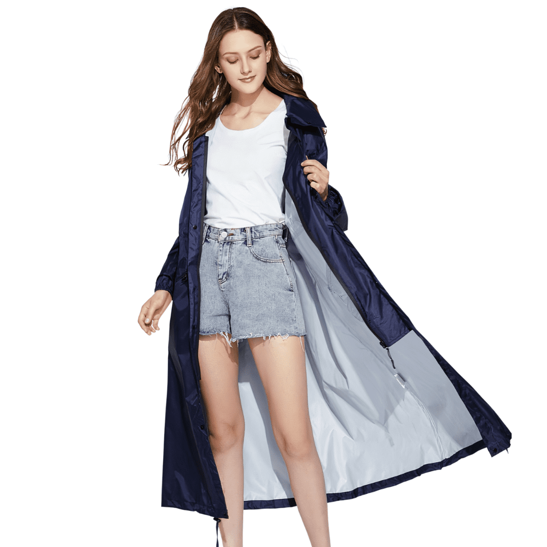 poncho long de pluie