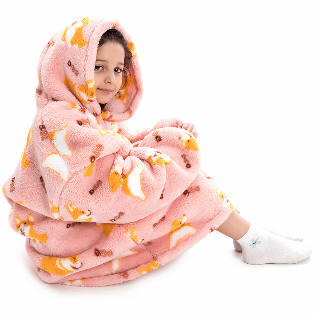 poncho polaire pyjama fille