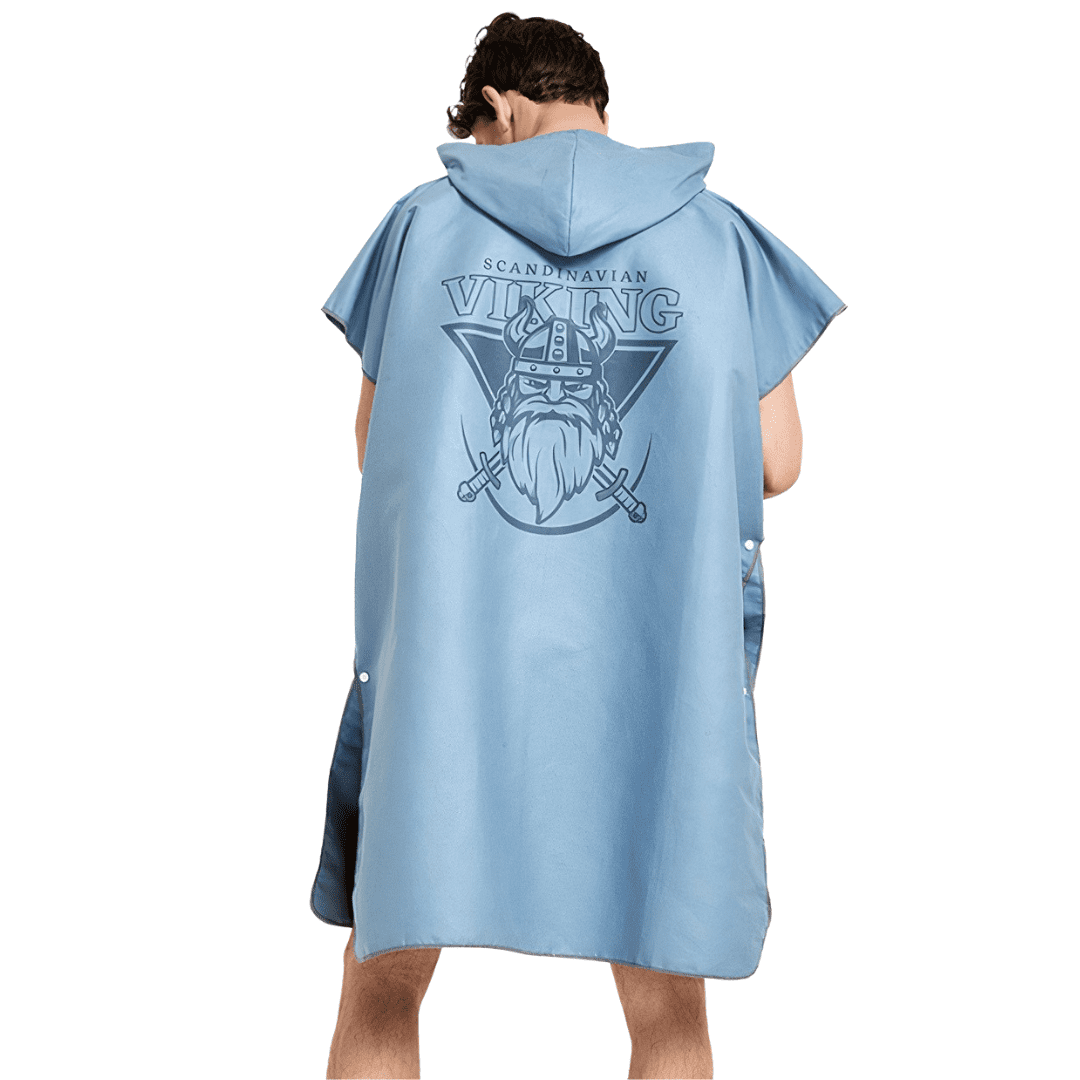 serviette poncho surf homme