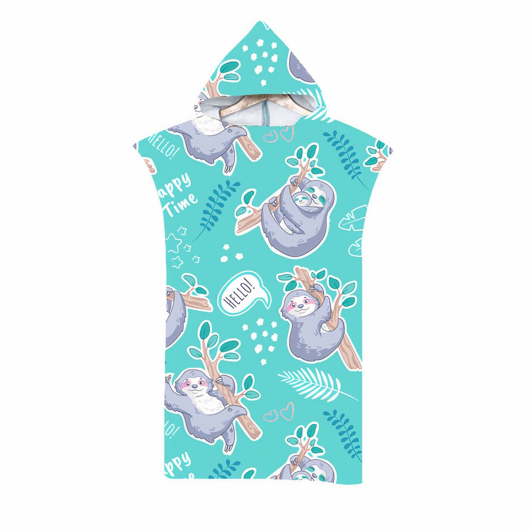 sortie de bain poncho adulte