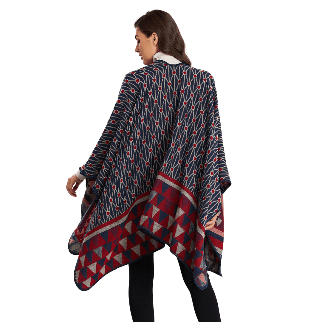 cape femme en laine