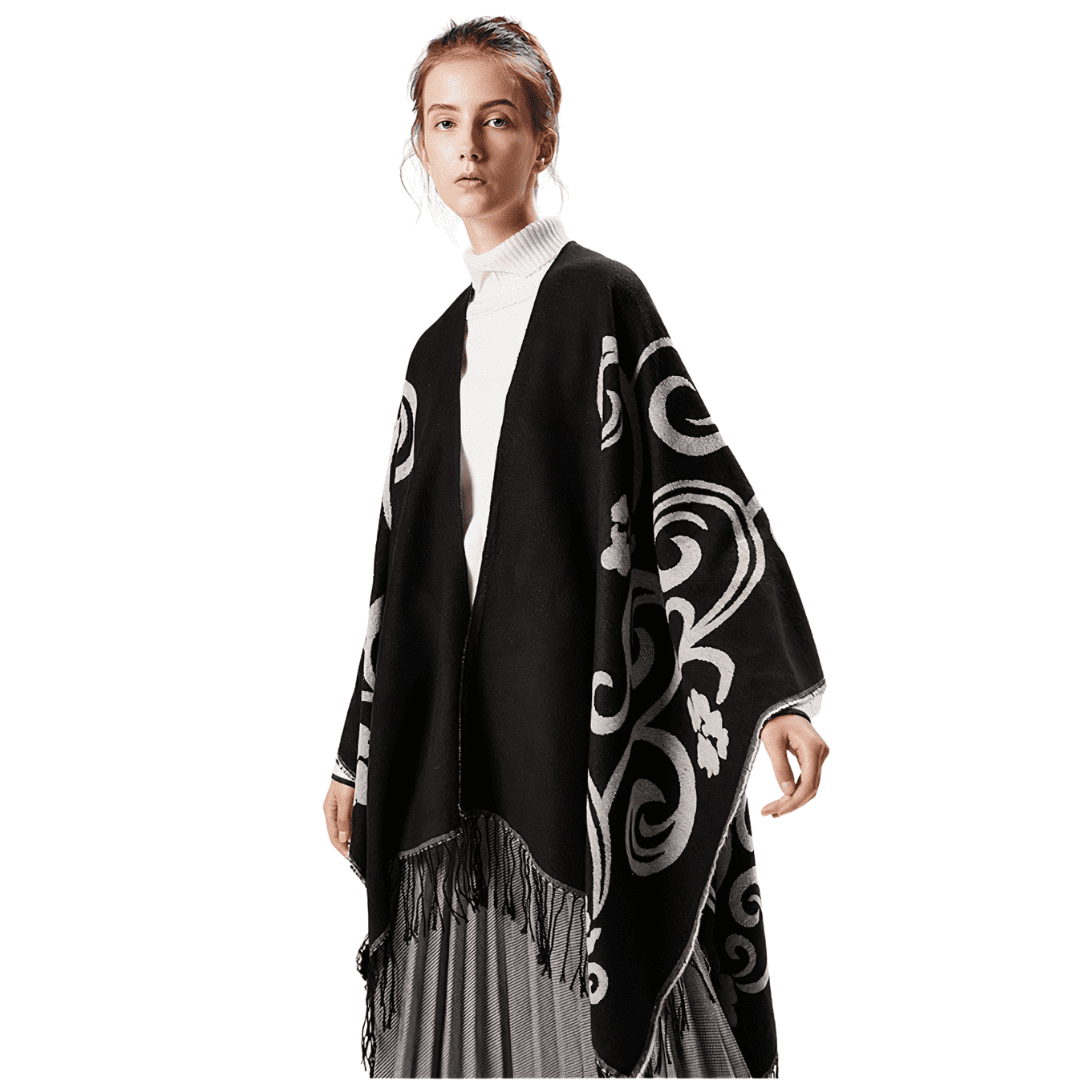 chale ou poncho hiver femme