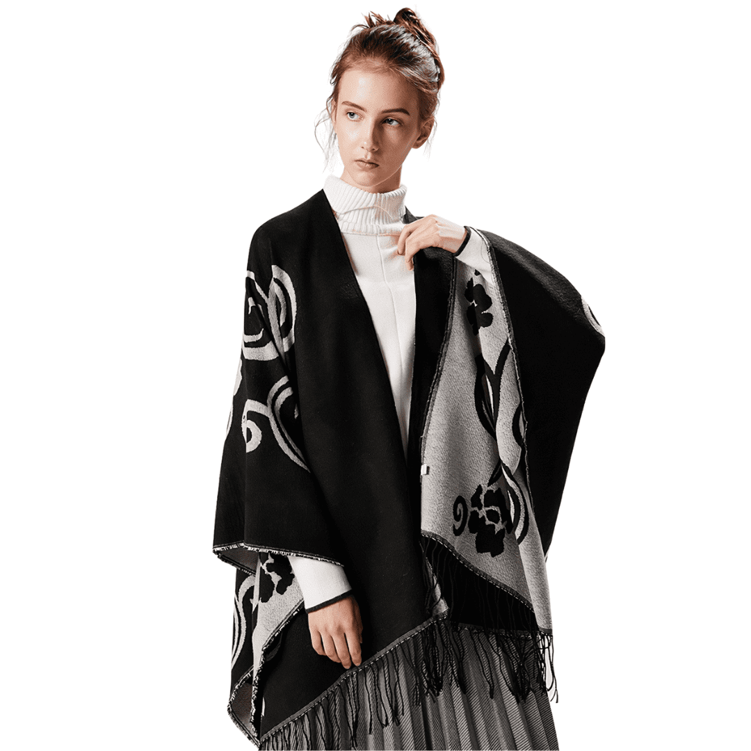 chale poncho pour femme
