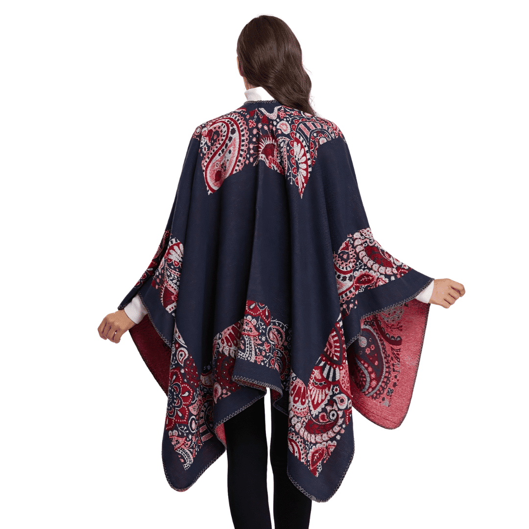 gilet cape poncho femme