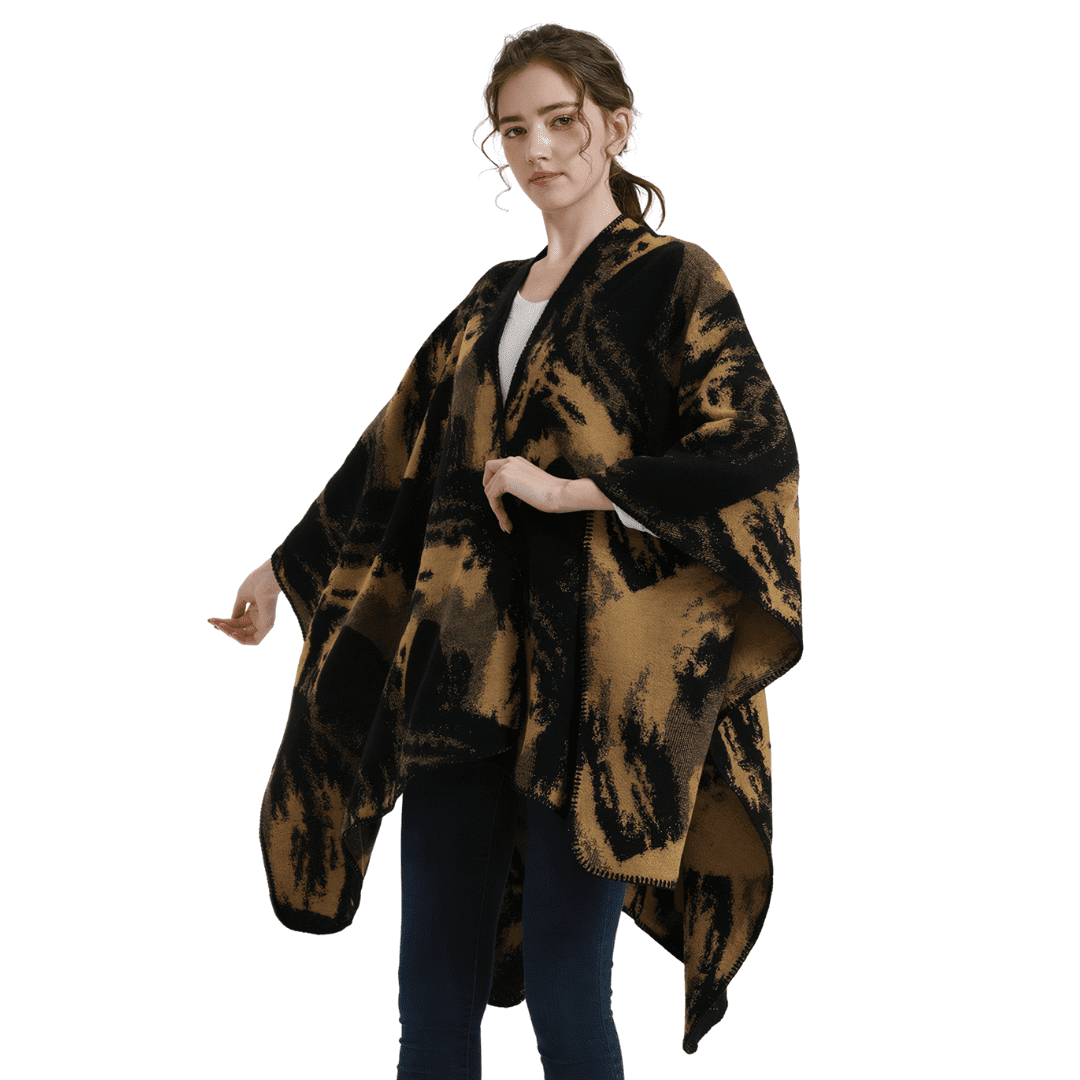 gilet femme style poncho