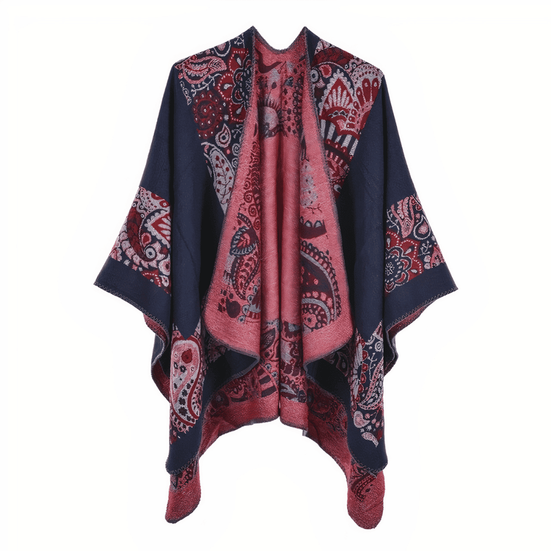 filet femme style poncho