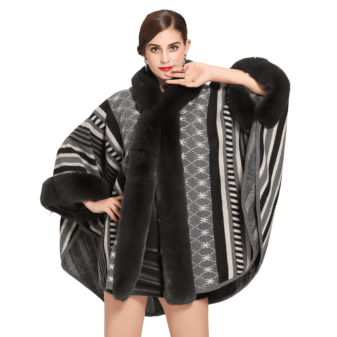 manteau femme poncho