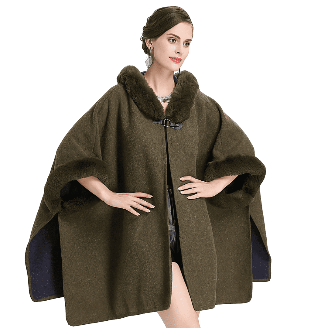 manteau poncho cape femme