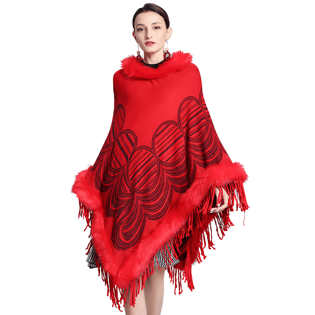 manteau poncho hiver