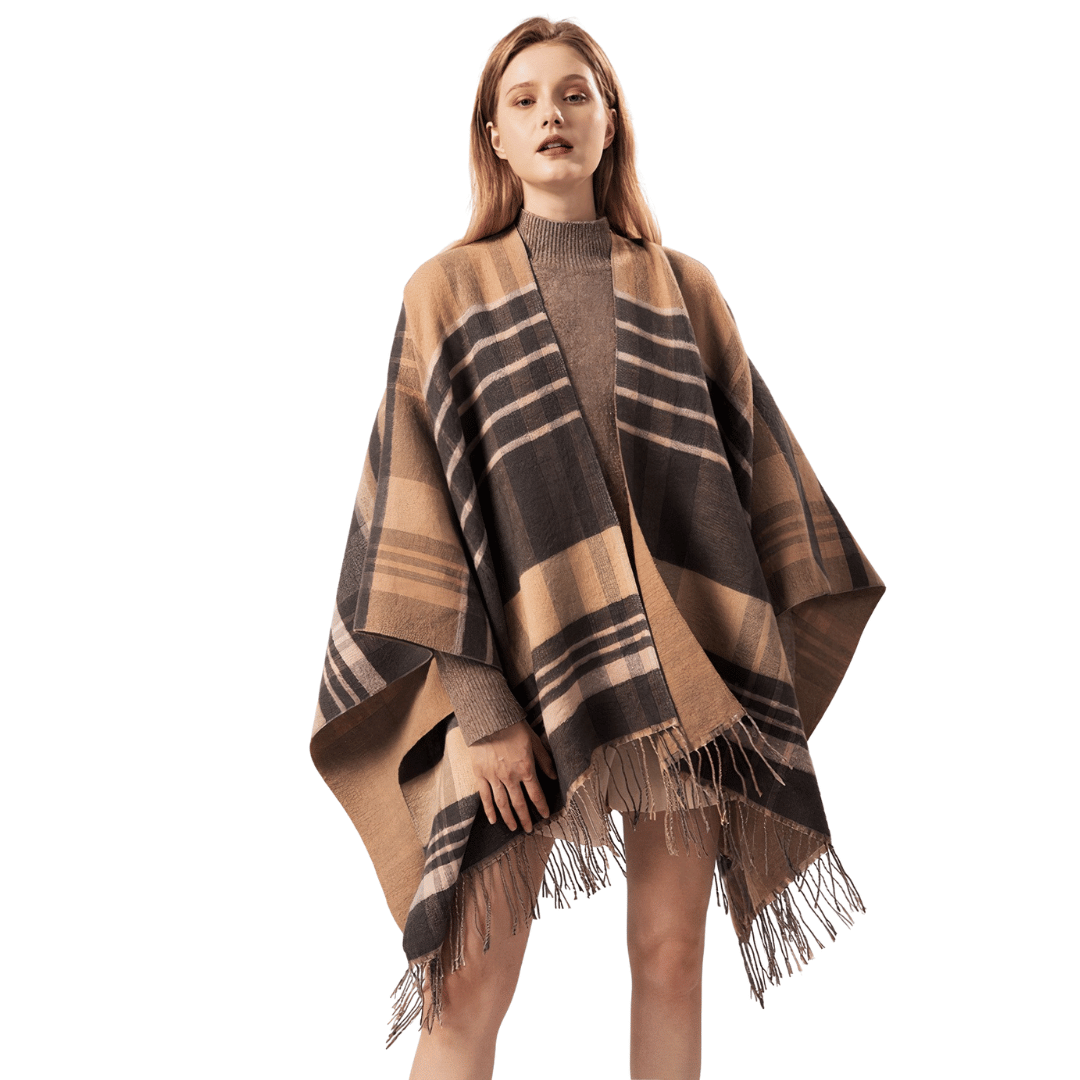 poncho a frange