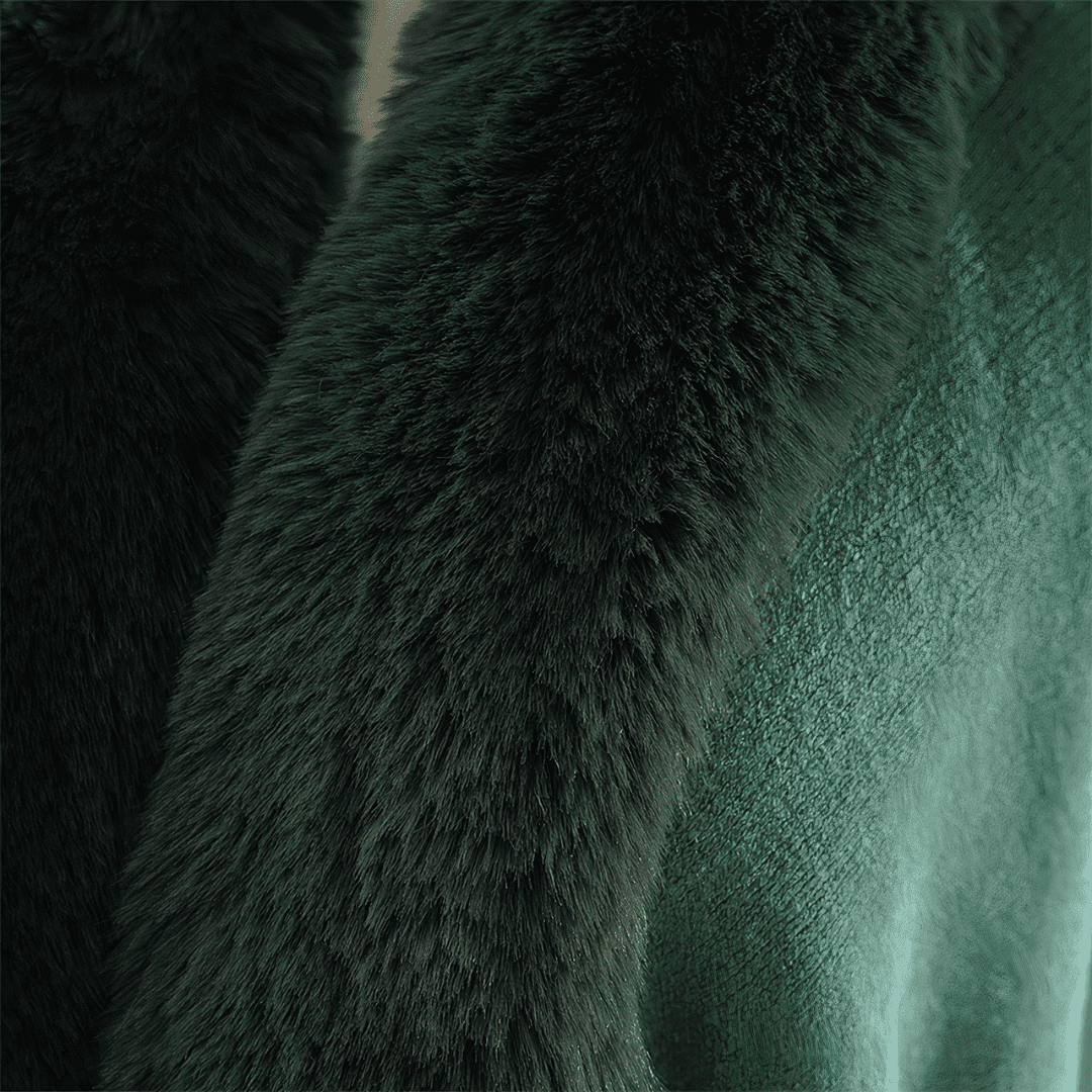 poncho avec manche longue