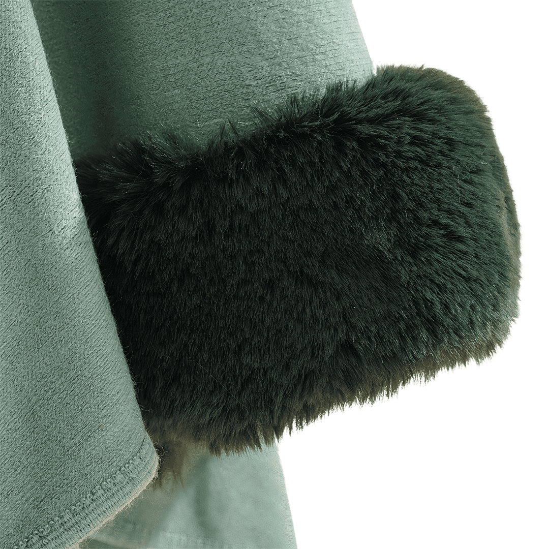 poncho avec manches longues