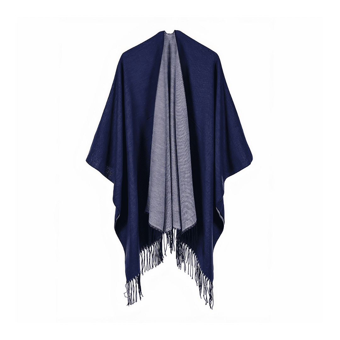 poncho cape doux