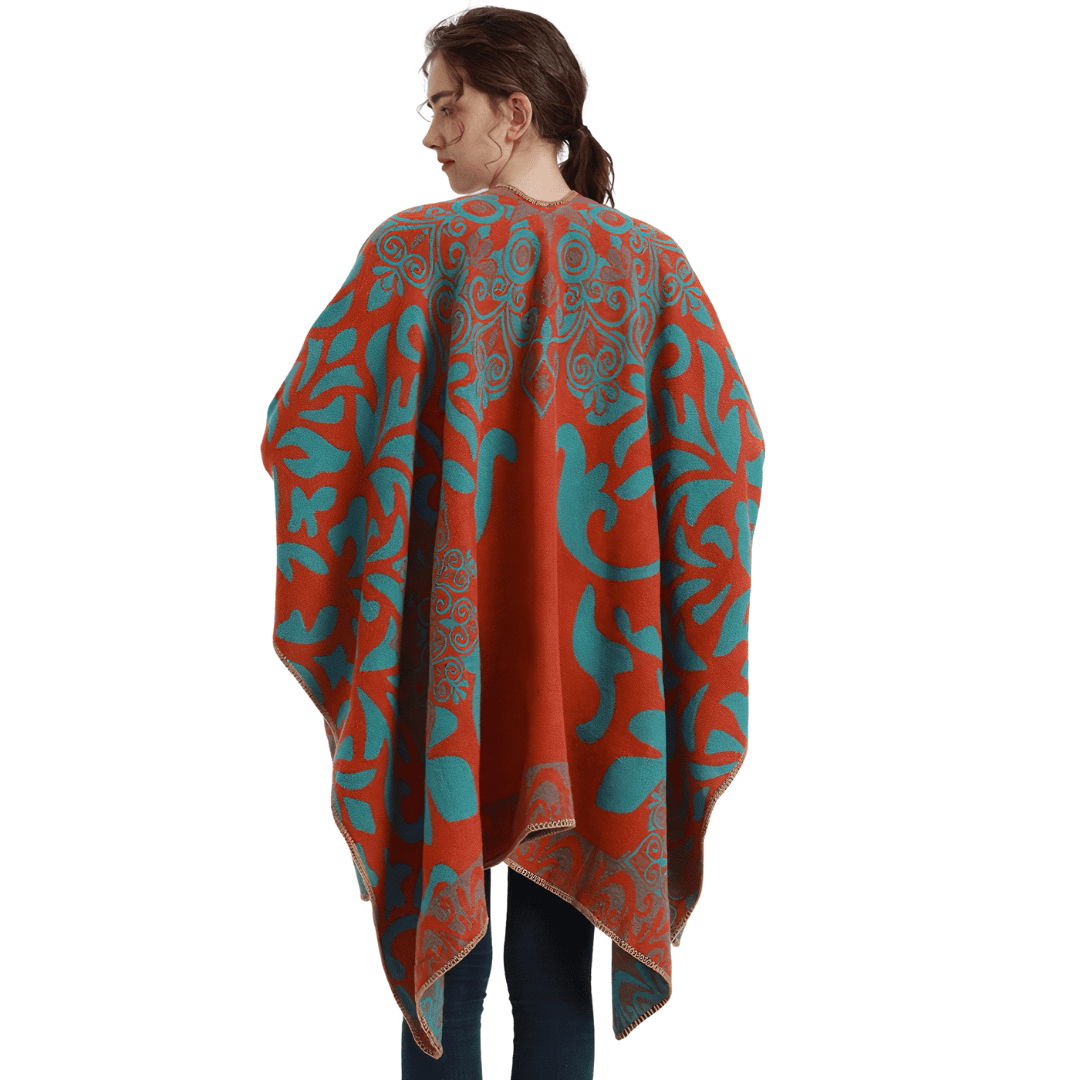 poncho cape hiver femme