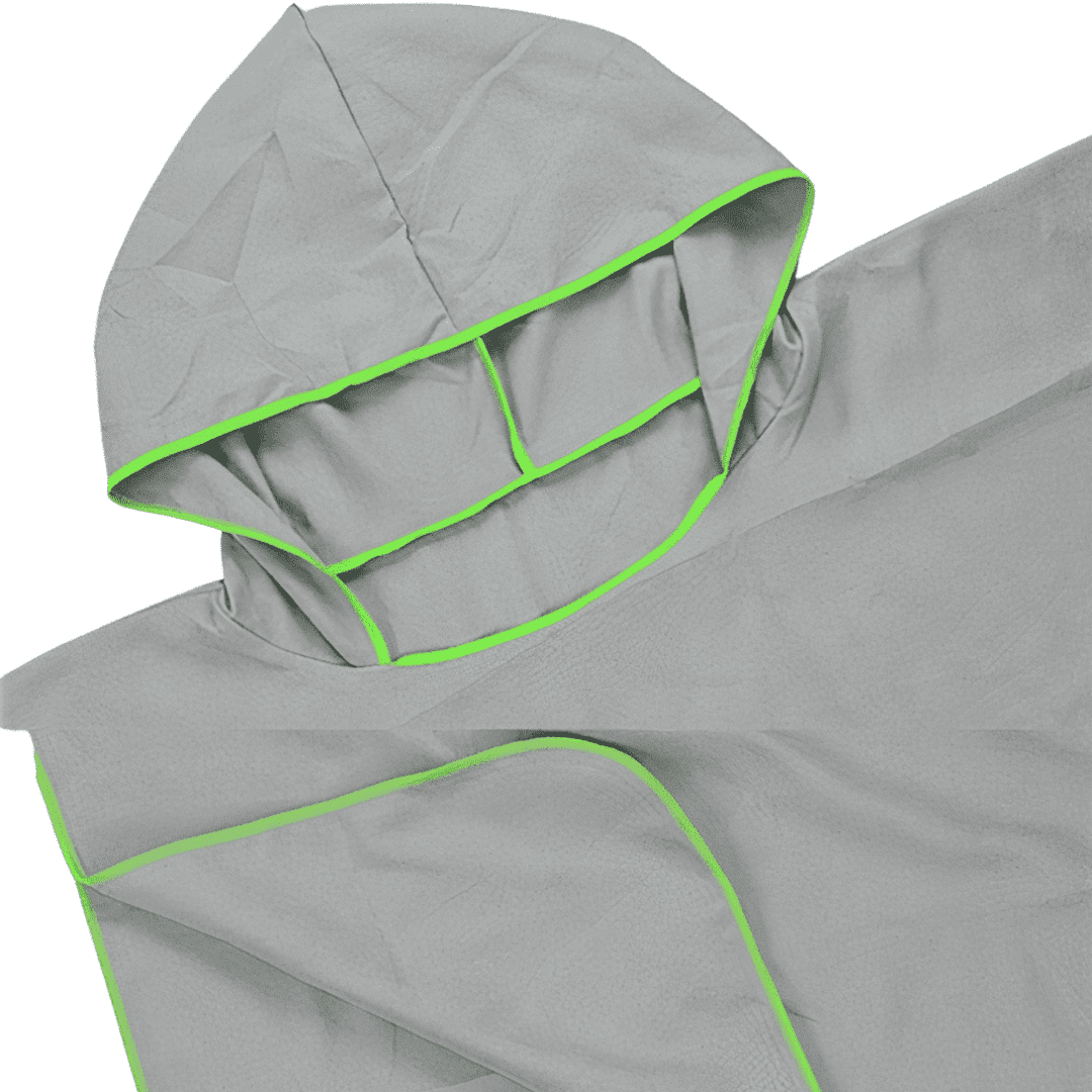 poncho en microfibre