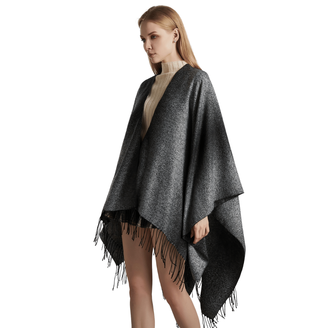 poncho femme chic