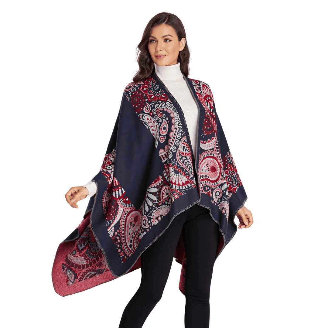 poncho femme gilet
