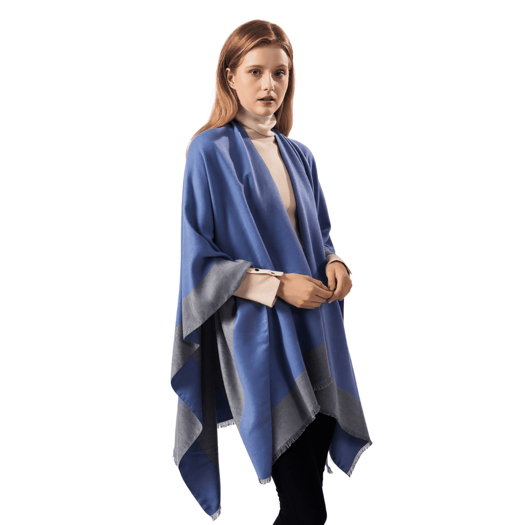 poncho femme tout doux