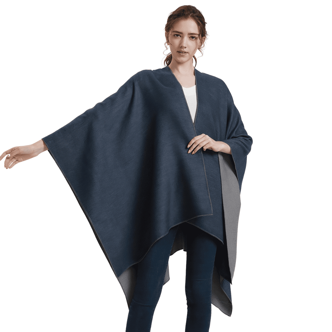 poncho gilet femme