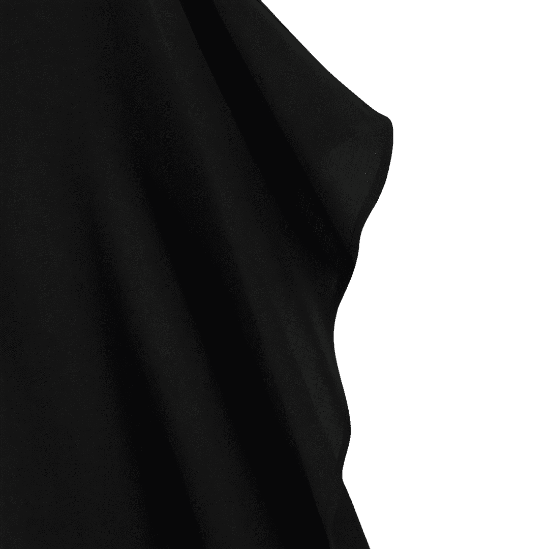 poncho homme noir