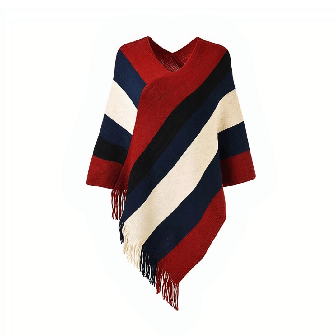 poncho long col v