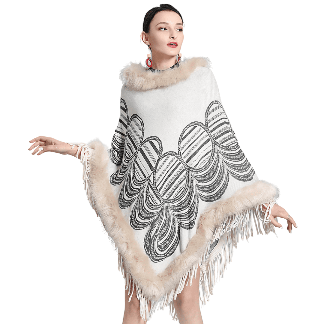 poncho manteau femme