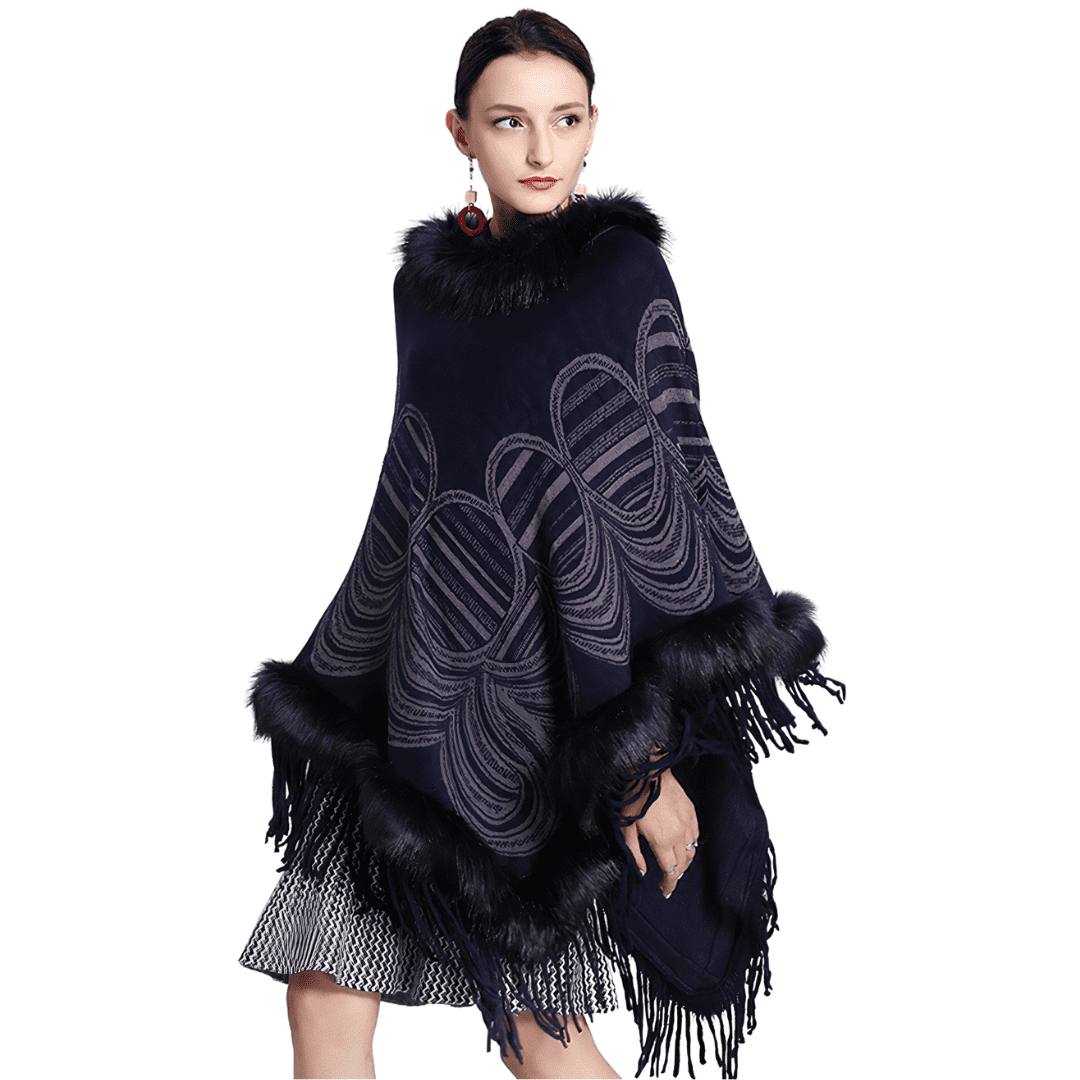 poncho manteau hiver