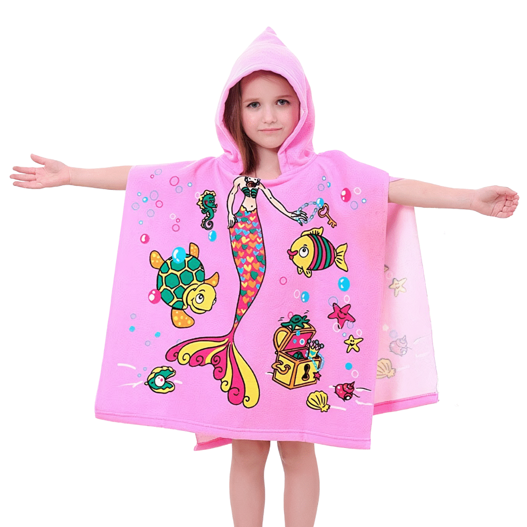 poncho sortie de plage