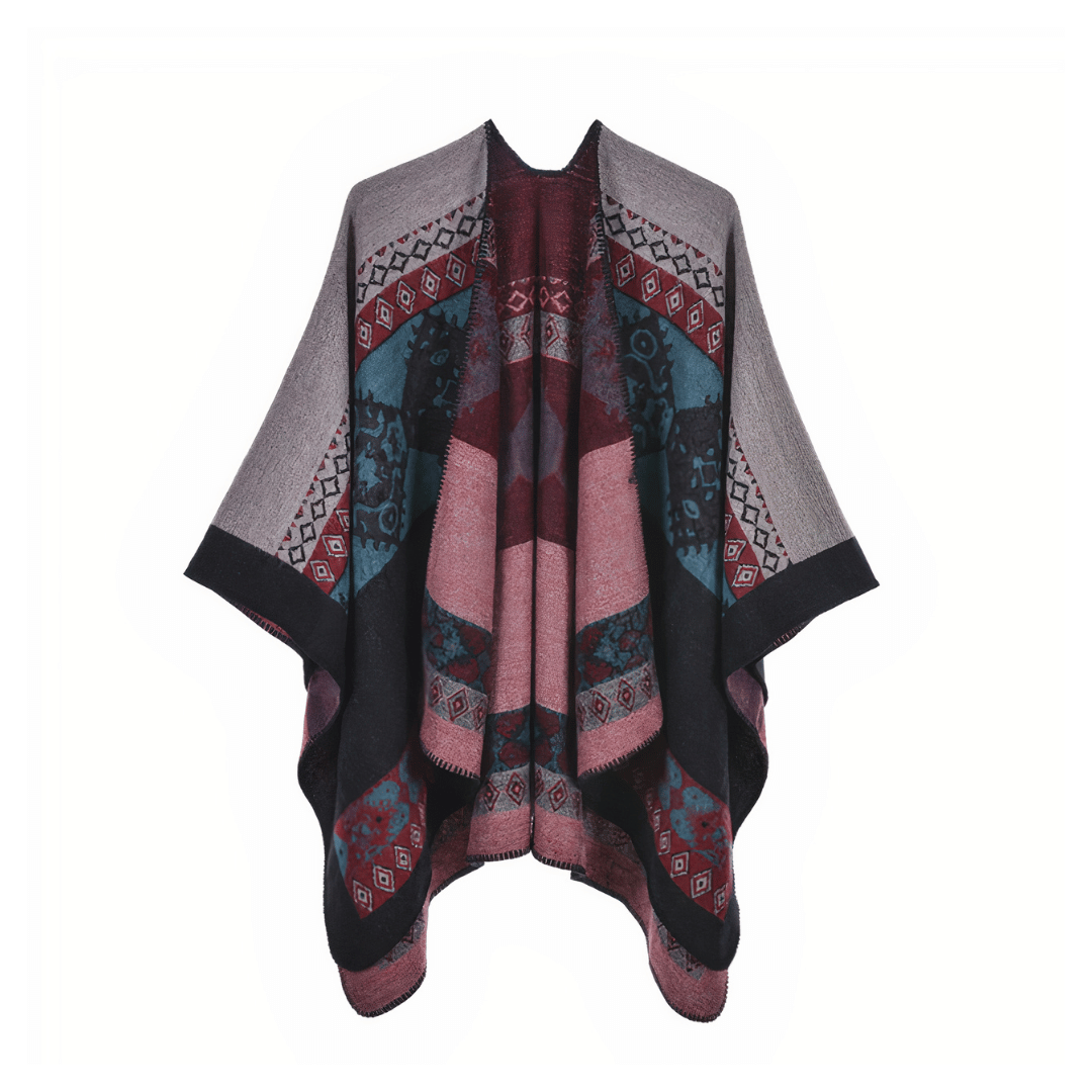 ponchos en laine femme