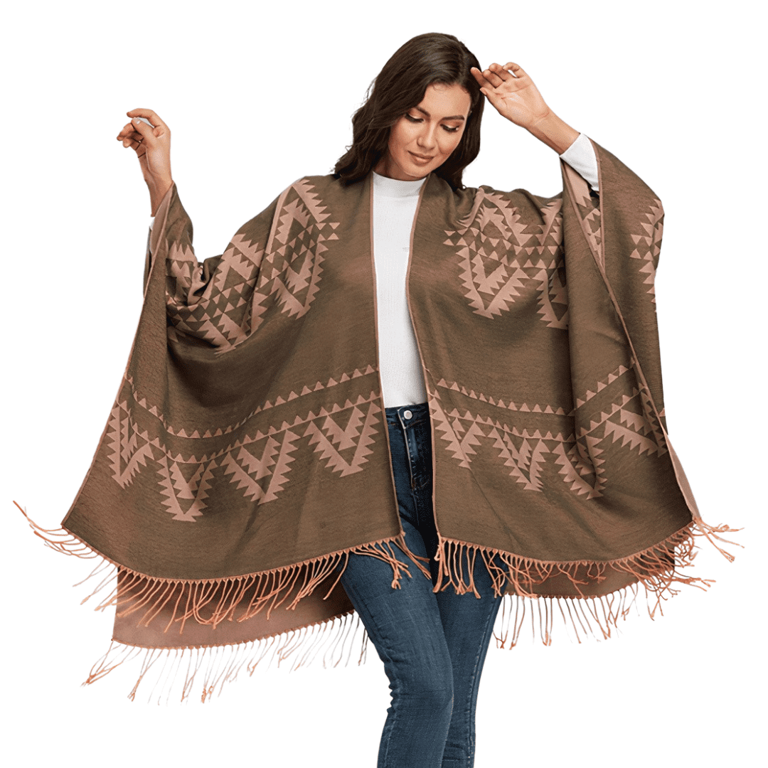 ponchos marron