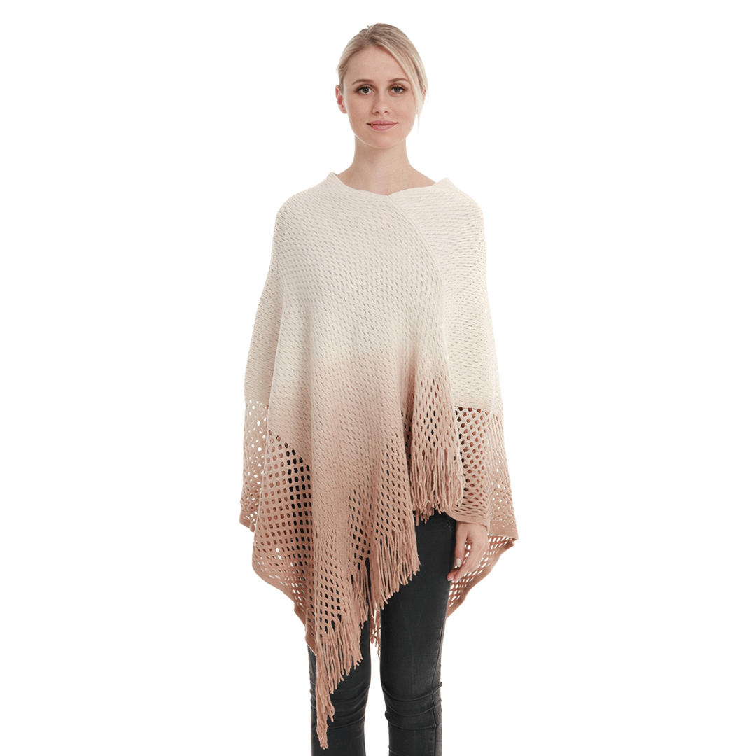pull forme poncho femme