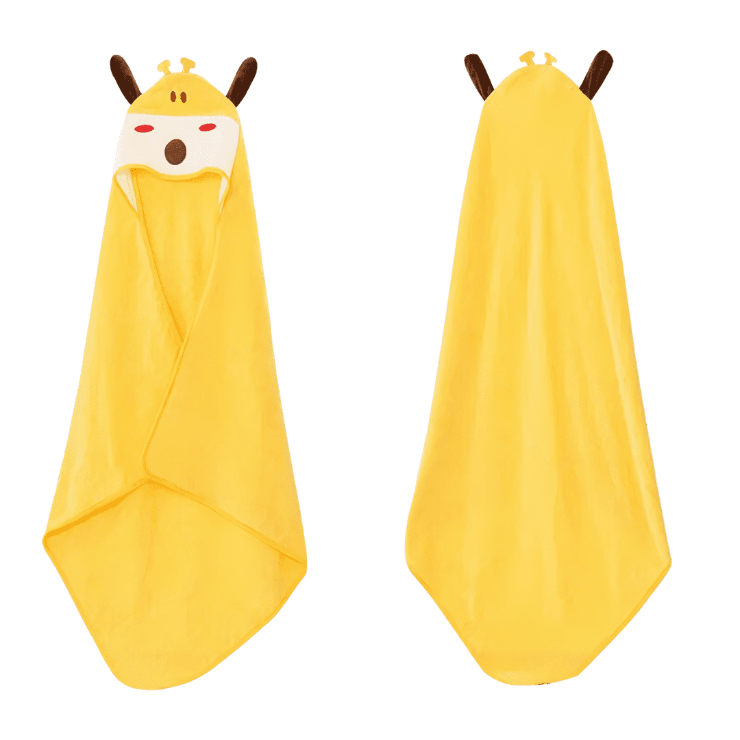 cape de bain enfant girafe