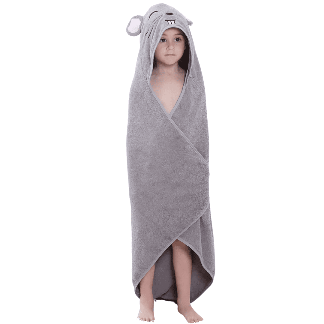 Cape de bain pour bebe souris