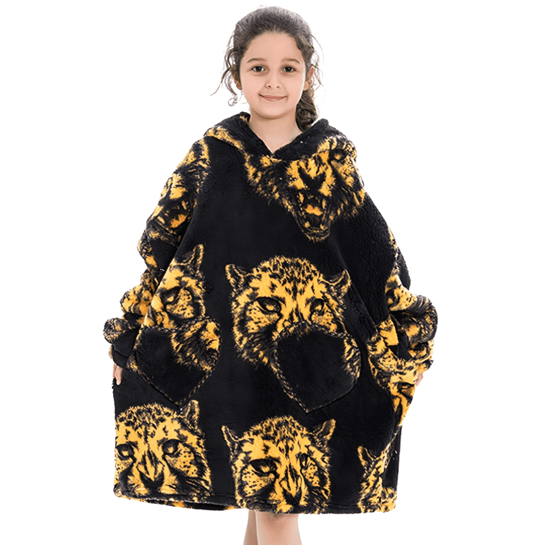 cape poncho polaire enfant garçon