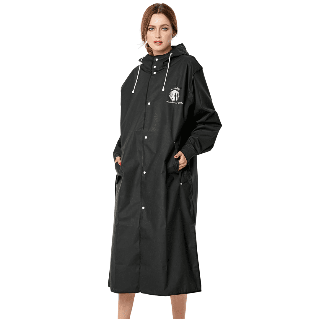 imperméable femme noir