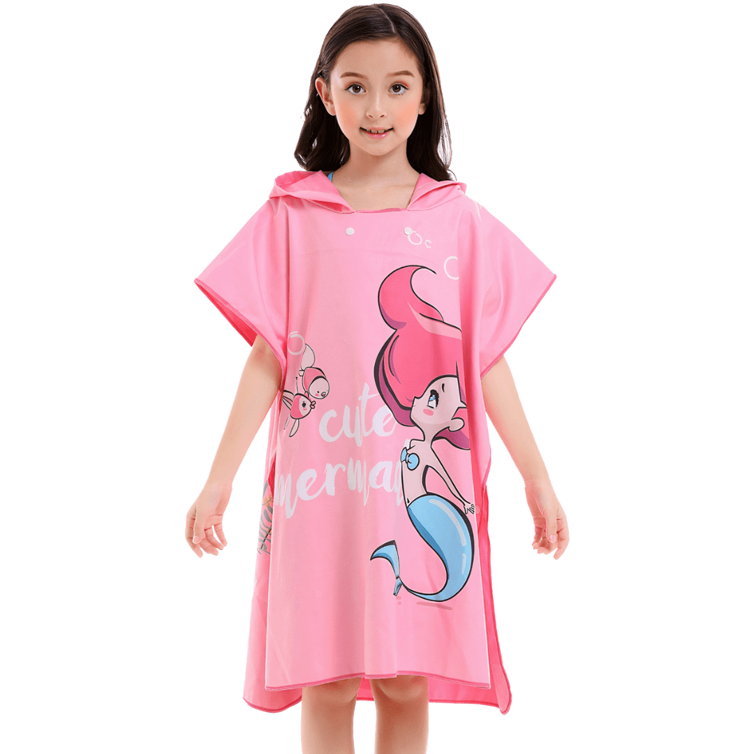 poncho de bain surf fille