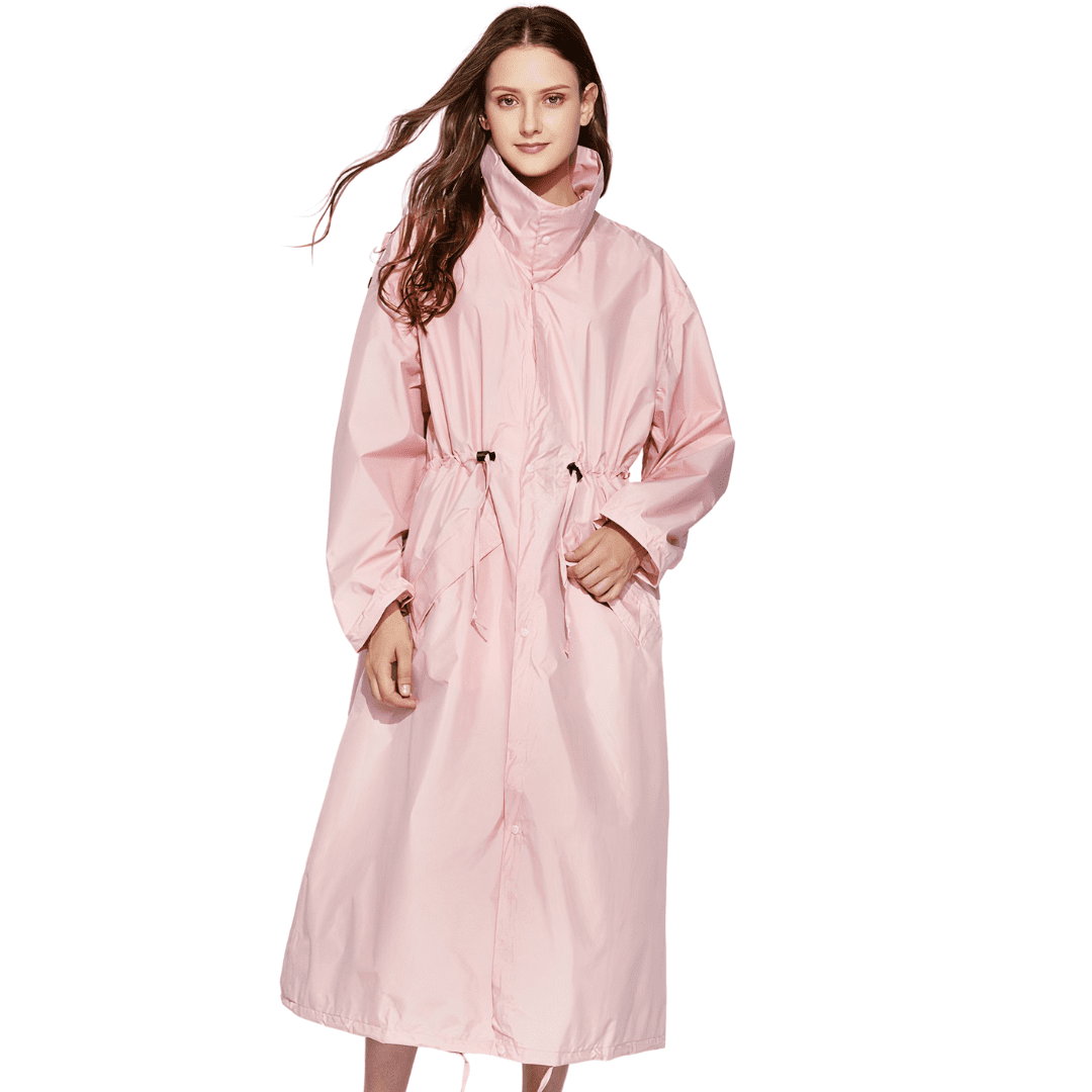 poncho de pluie long femme