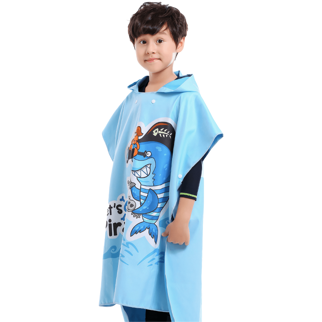 poncho de surf junior