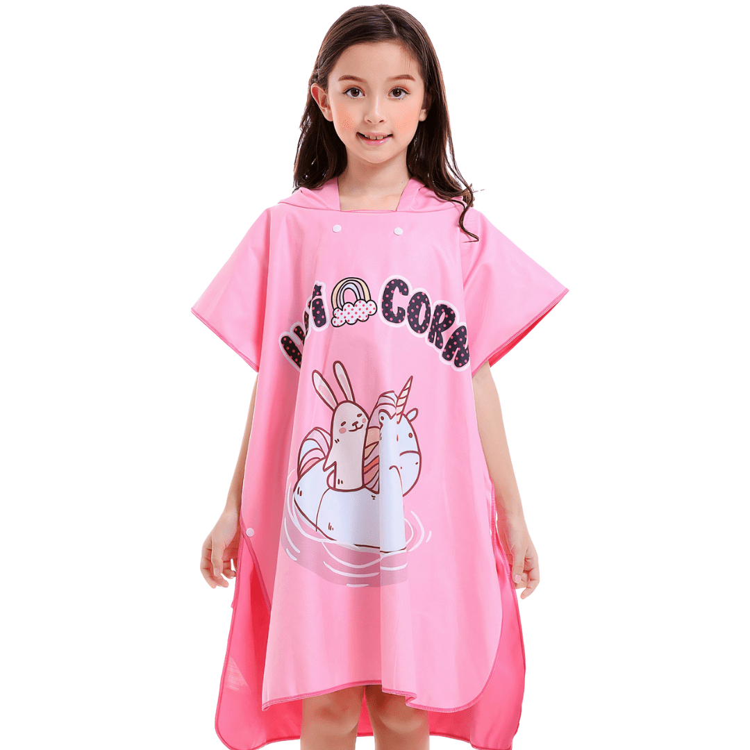 poncho fille piscine