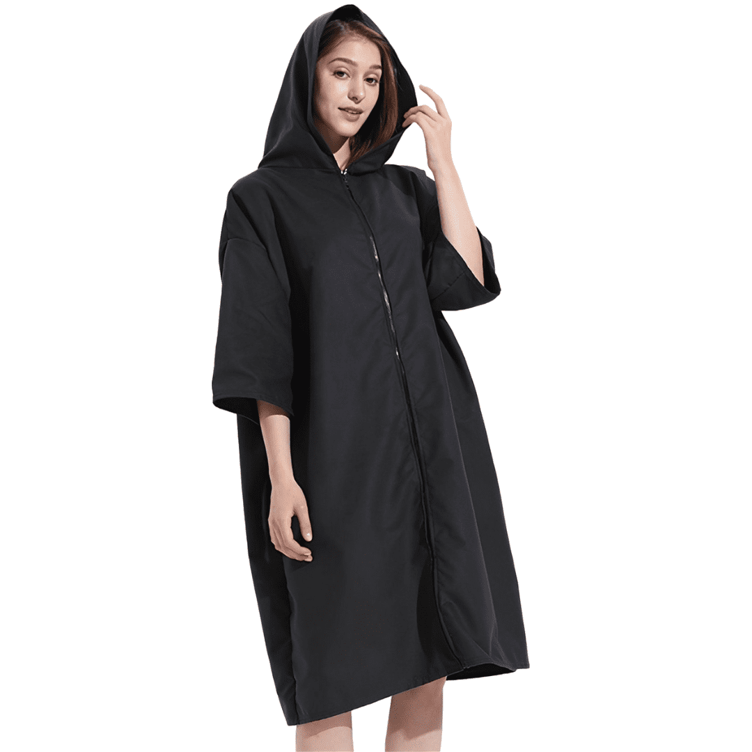 poncho peignoir femme