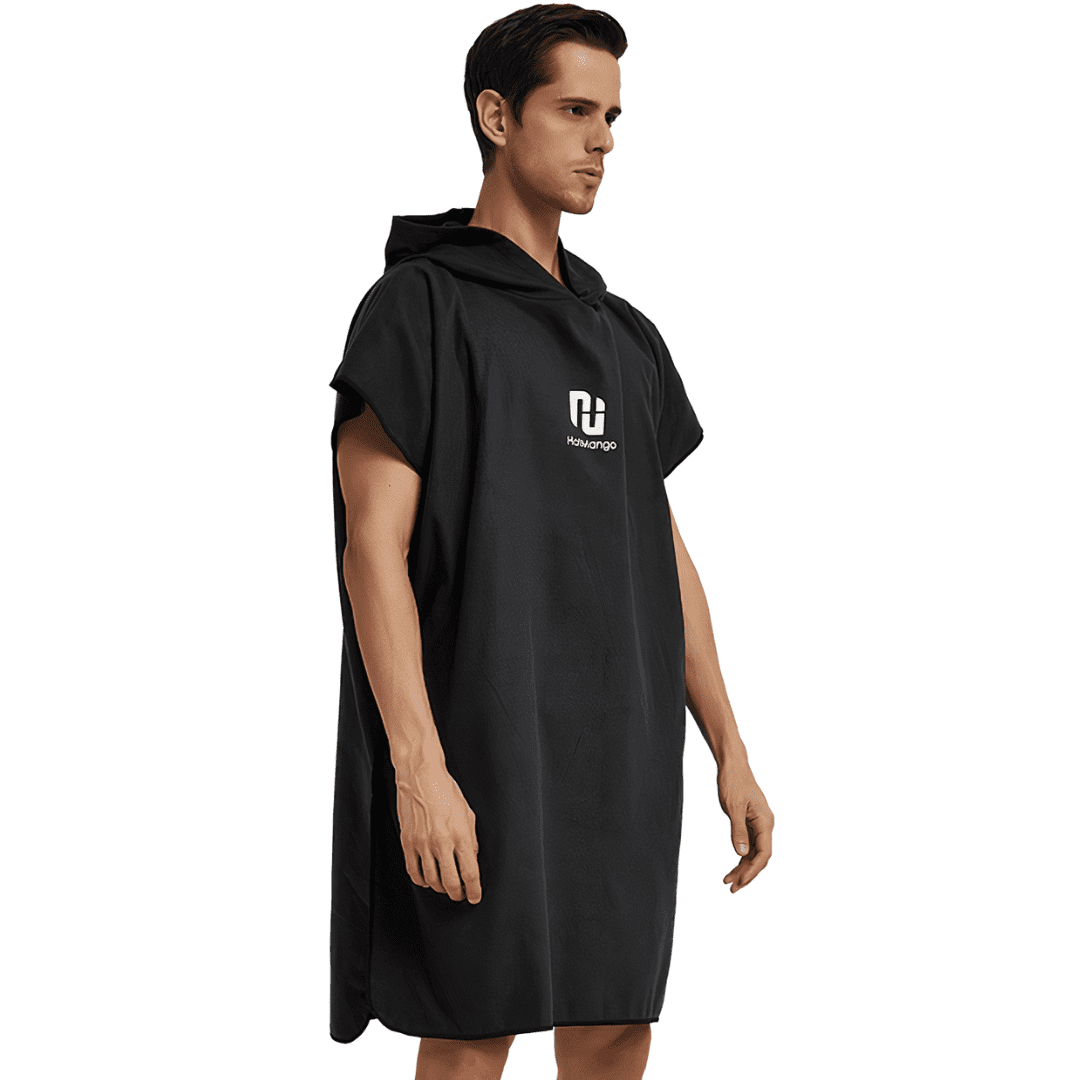 poncho plage homme