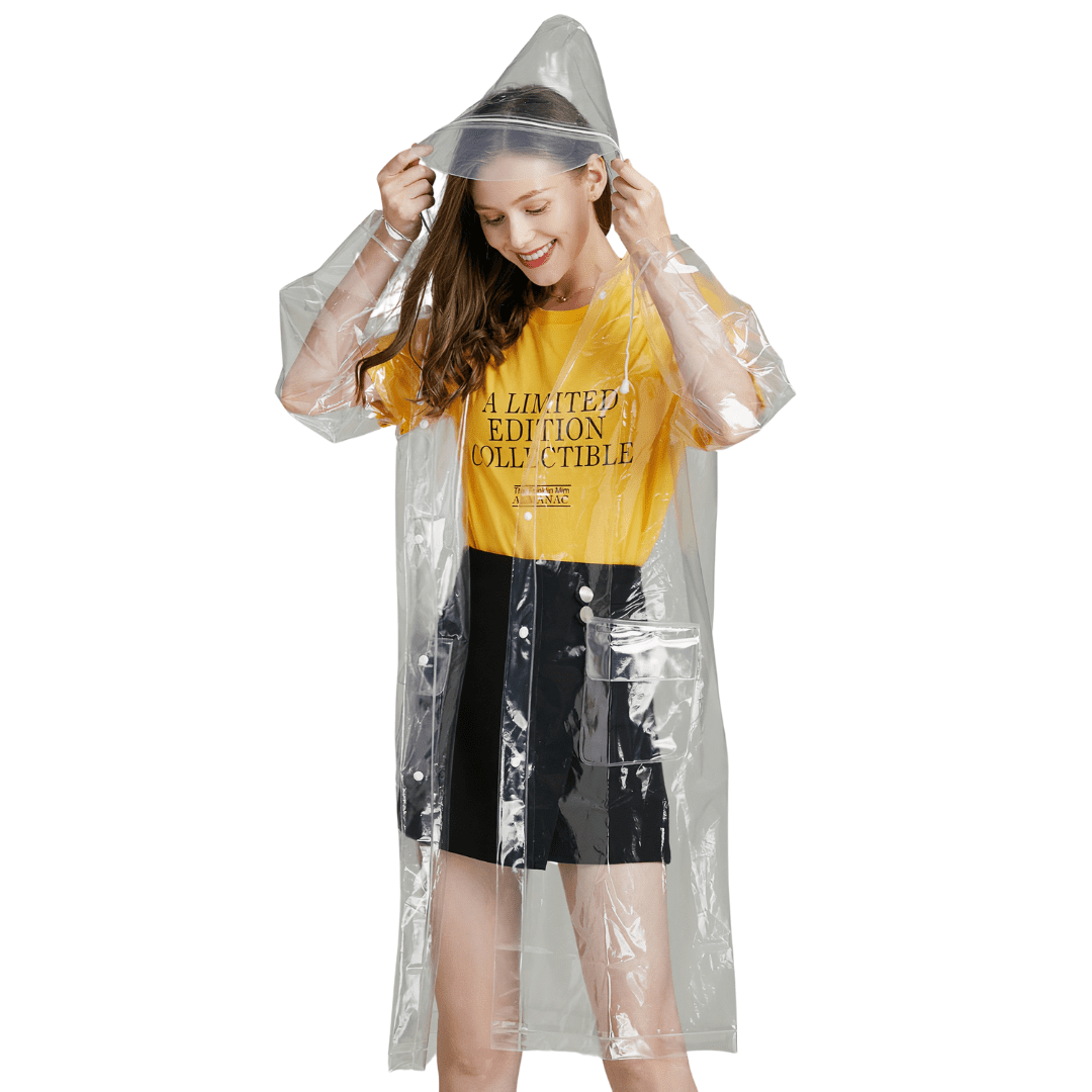 poncho plastique pluie