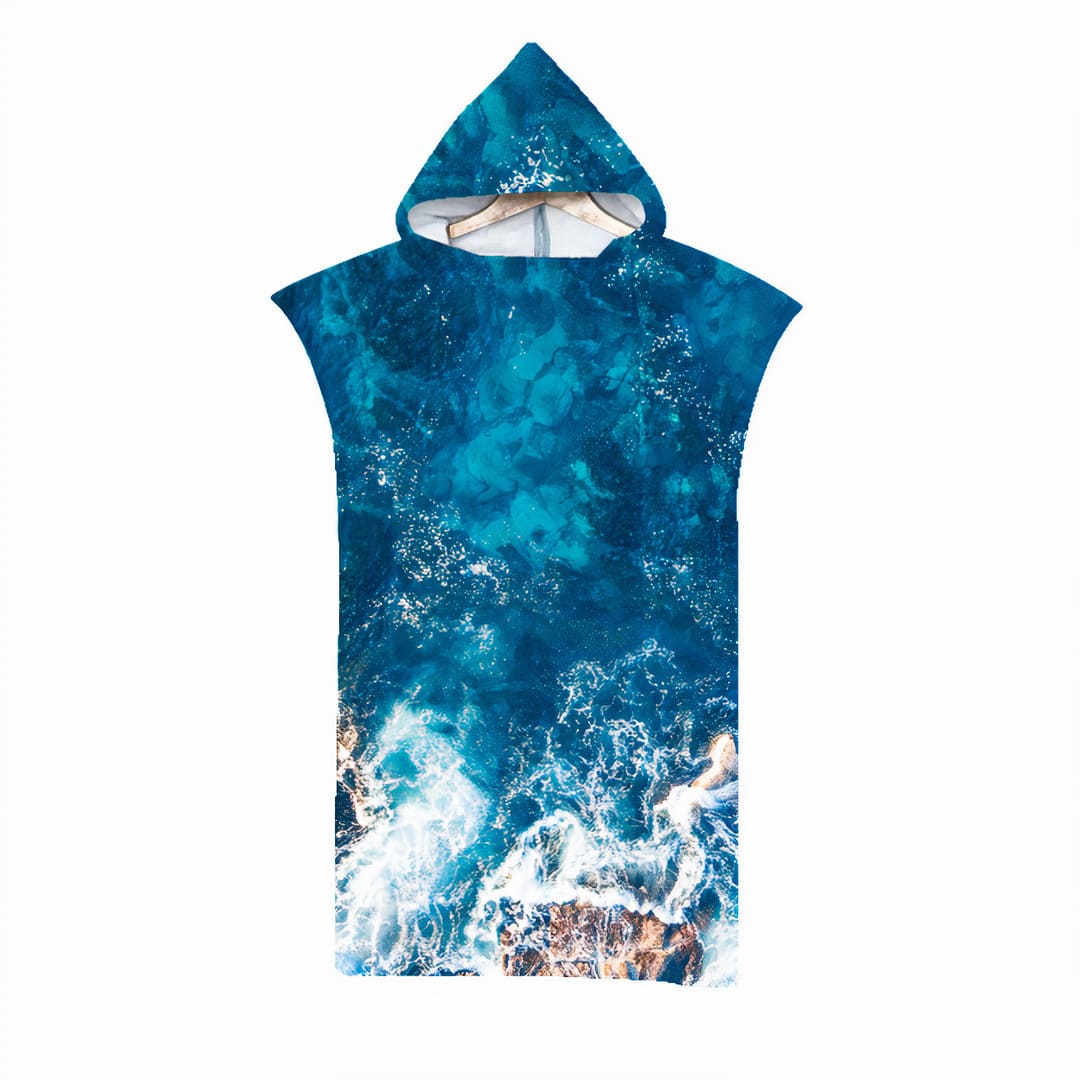 poncho sortie de bain adulte