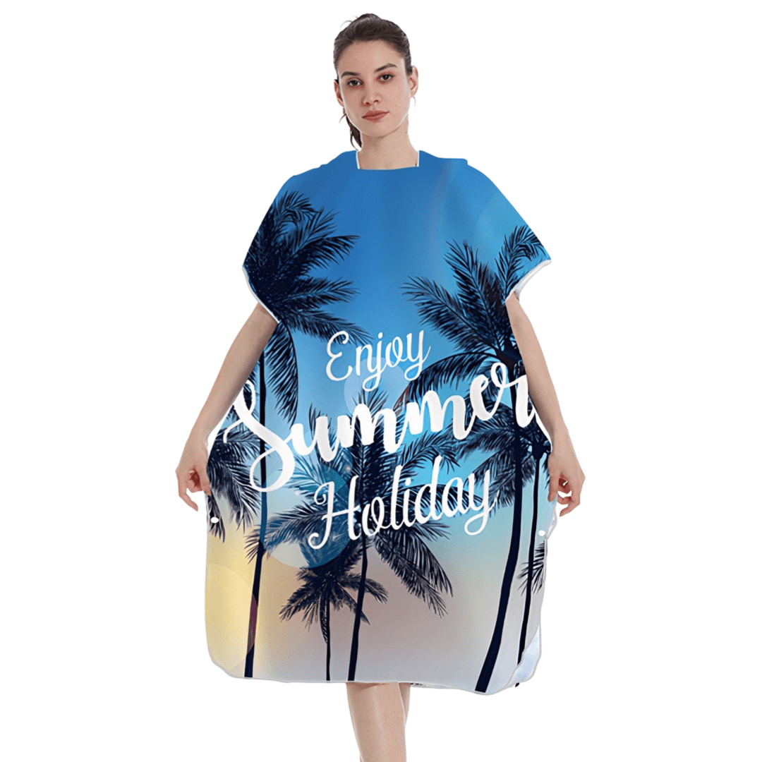 serviette de plage poncho adulte