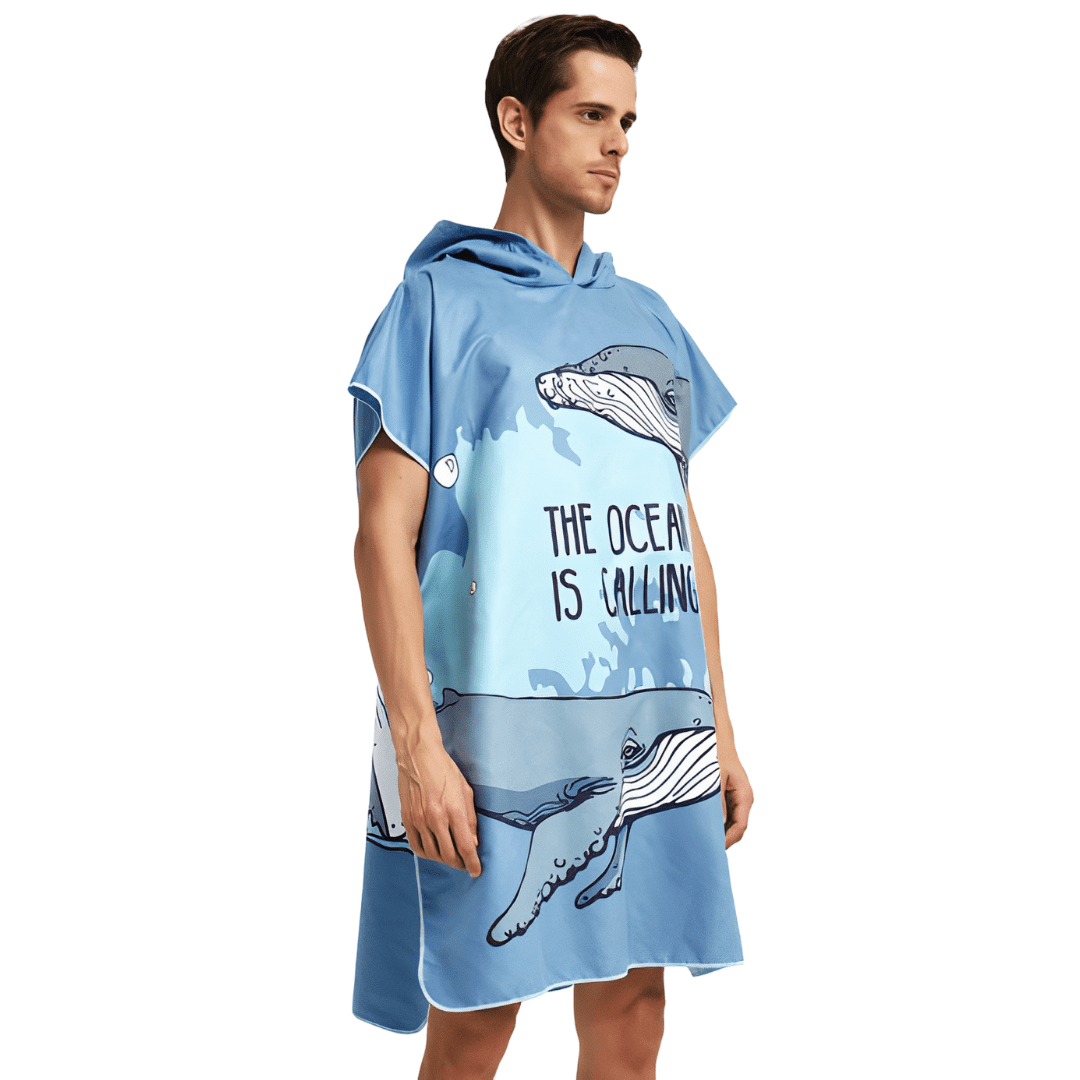 serviette surf poncho