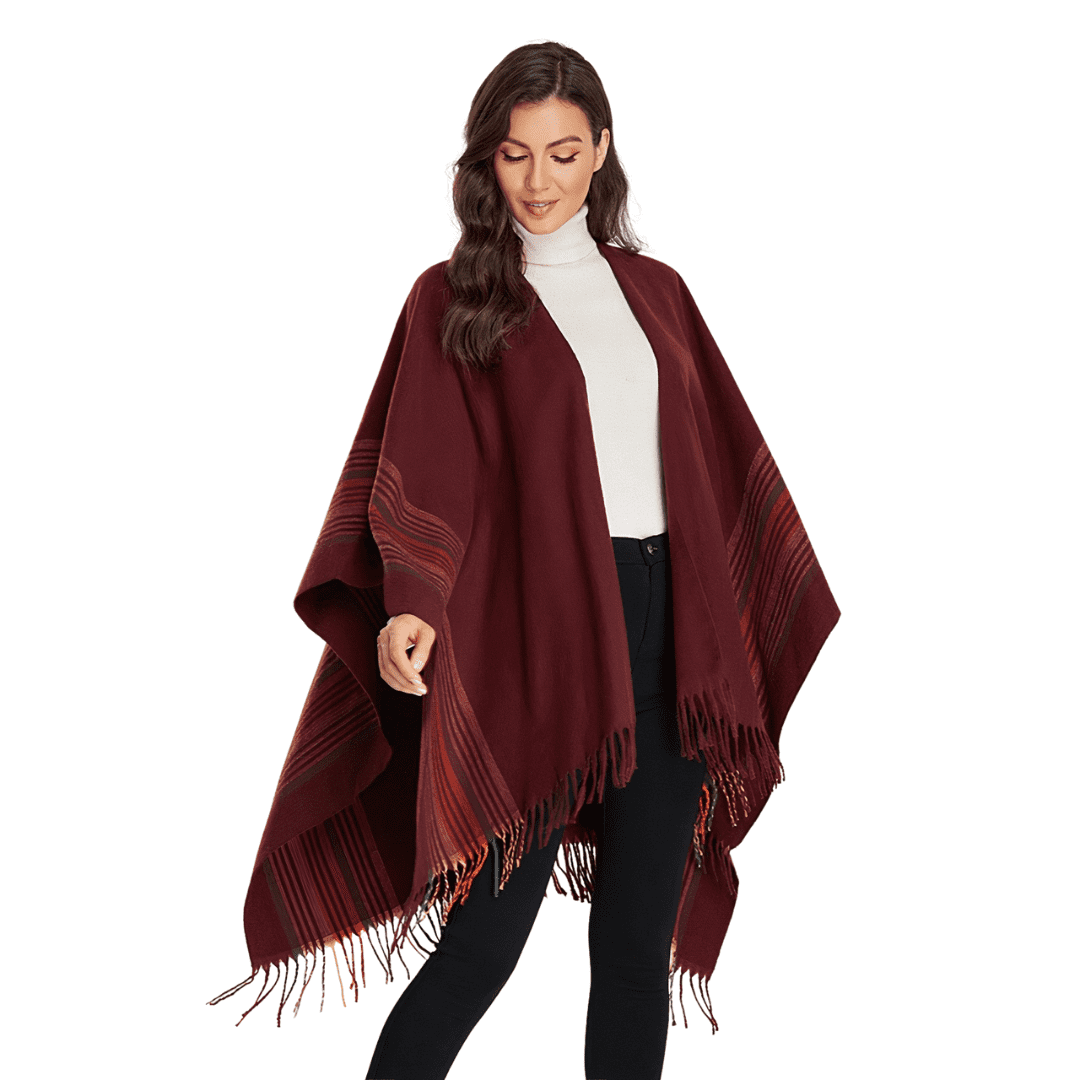 beau poncho femme tendance et chic pas cher