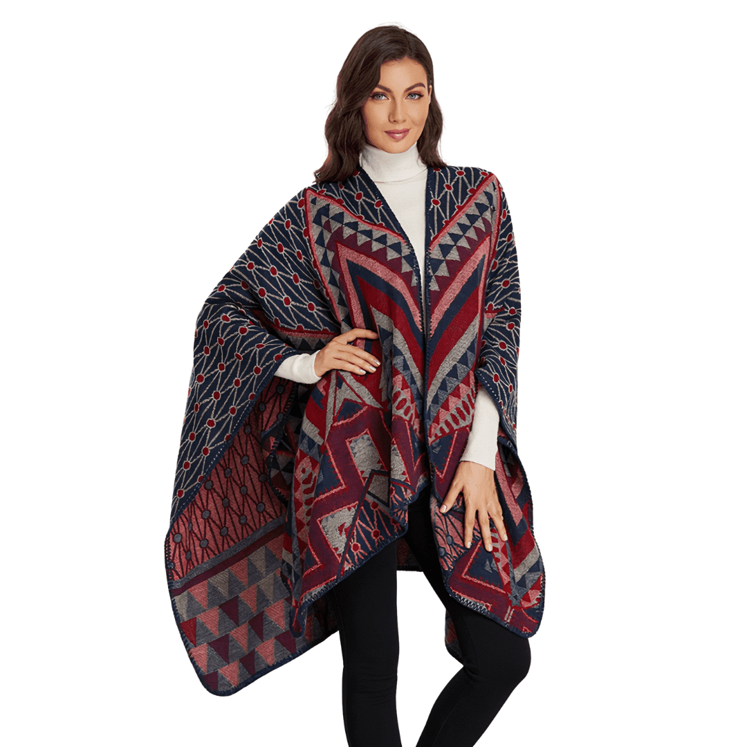 cape femme hiver laine