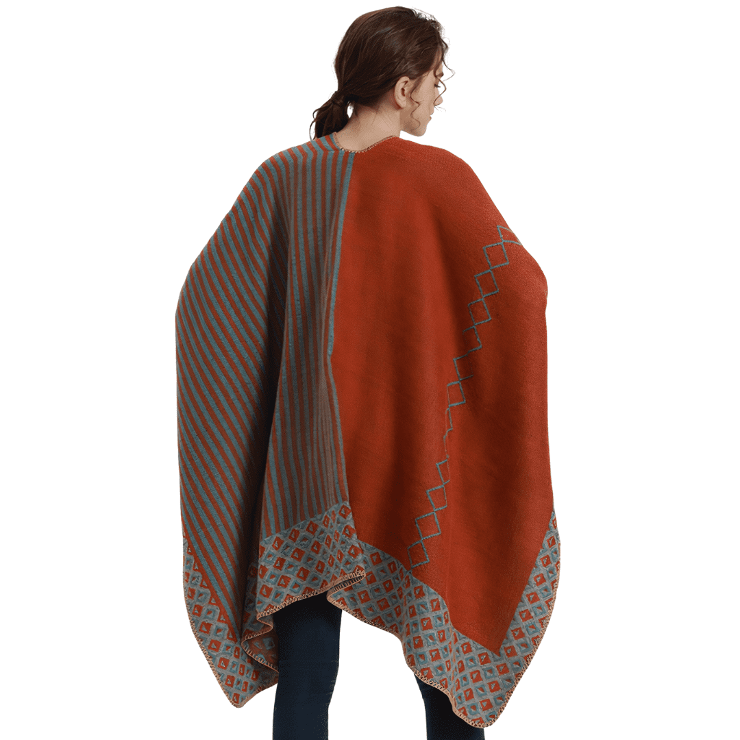 cape femme poncho